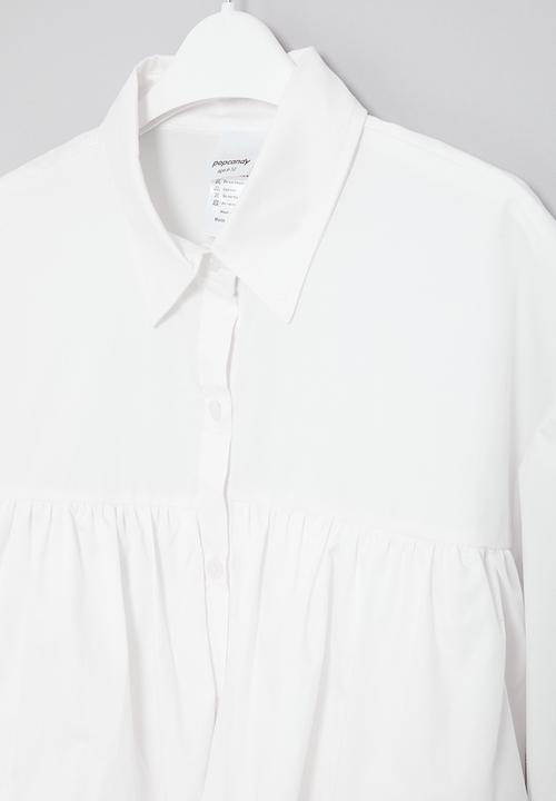 Pop Candy - Tiered dress - white