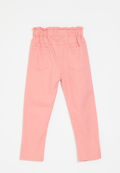Pop Candy - Paperbag jeans - pink