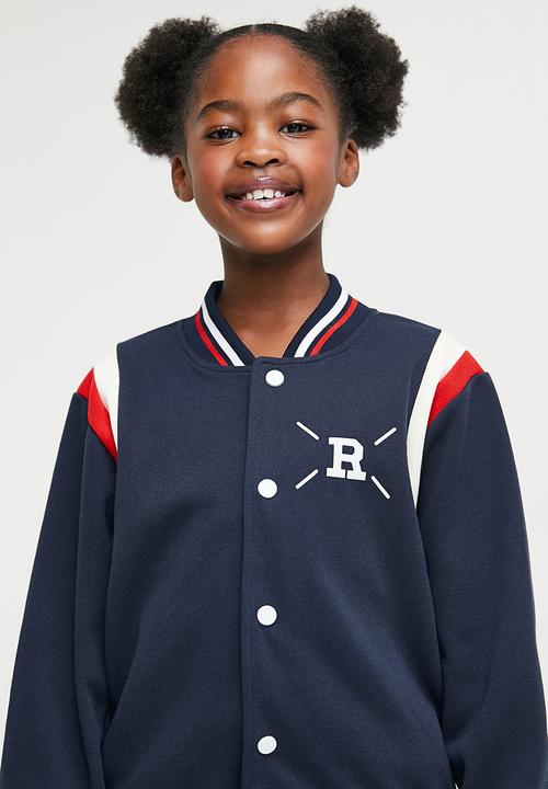 Pop Candy - Baseball jacket and pants set - blue