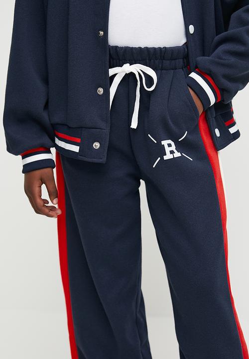 Pop Candy - Baseball jacket and pants set - blue