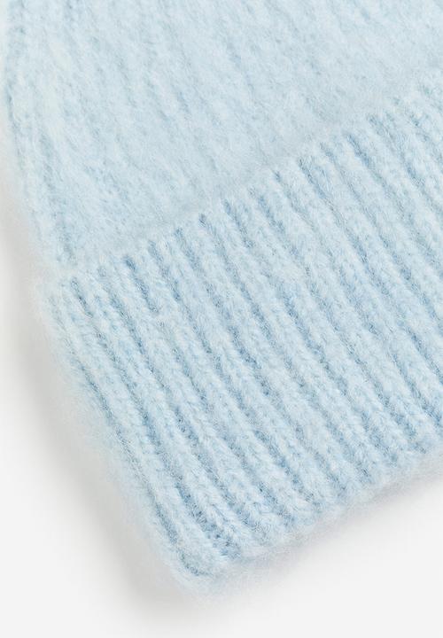 H&M - Rib-knit hat - light blue