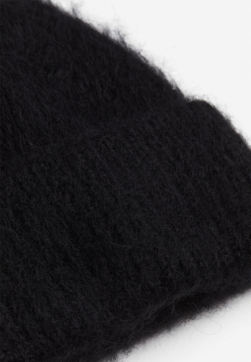 H&M - Rib-knit hat - black
