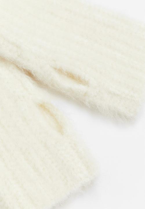 H&M - Fingerless gloves - white