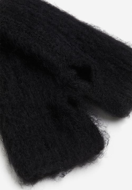 H&M - Fingerless gloves - black