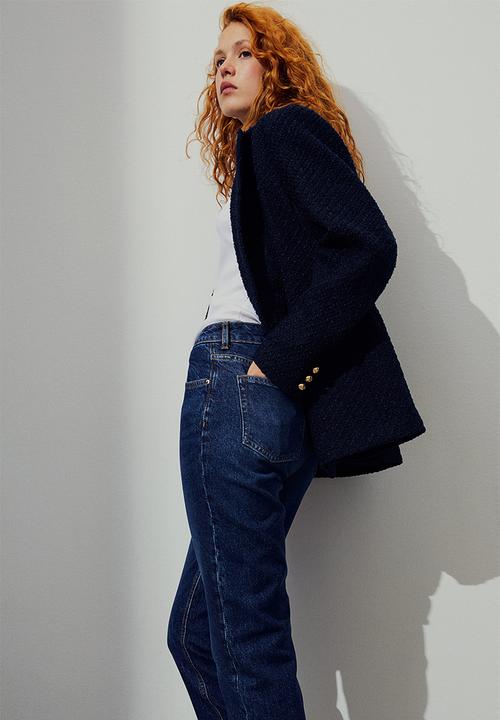 H&M - Slim regular ankle jeans - dark denim blue