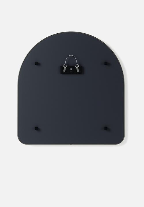 Umbra - Hubba arched mirror - metallic & titanium
