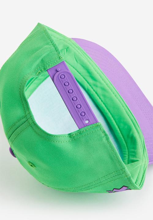 H&M - Motif-detail cap - bright green the hulk