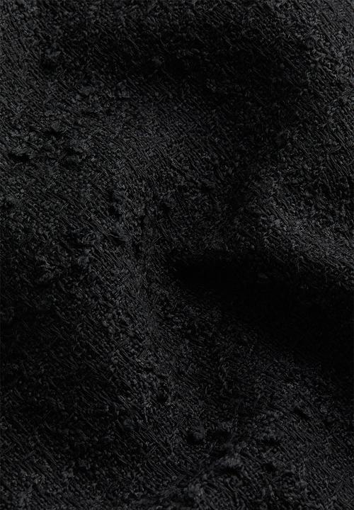 H&M - Textured mini skirt - black