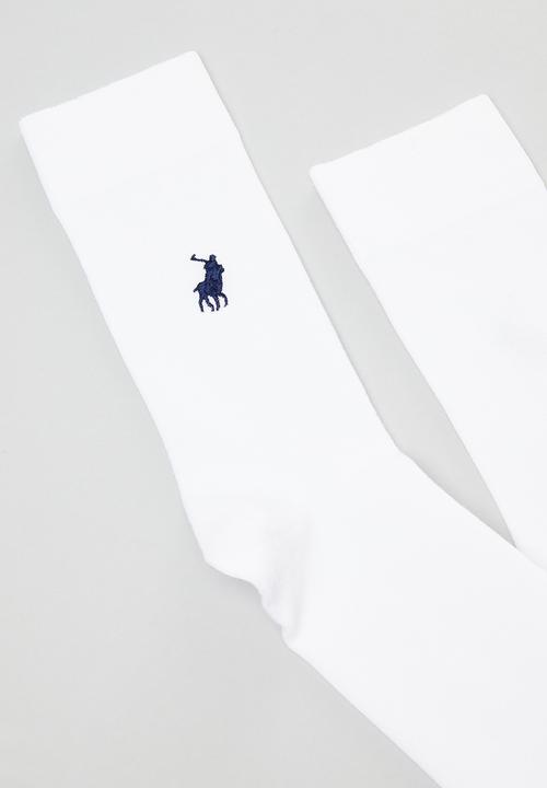 POLO - Polo plain logo sock - white