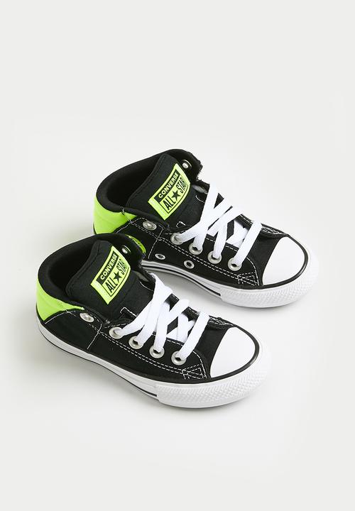 Converse - Chuck taylor all star axel hyper brights - black/slime light/white