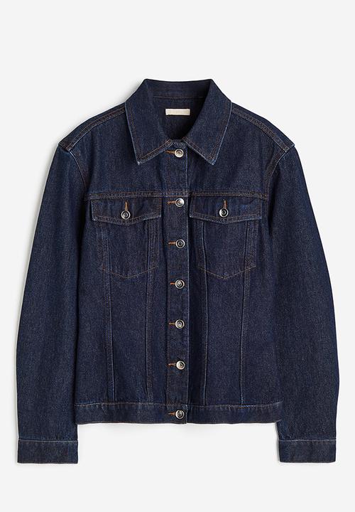 H&M - Tapered-waist denim jacket - blue