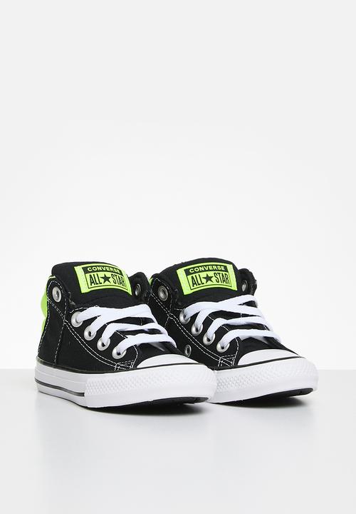 Converse - Chuck taylor all star axel hyper brights - black/slime light/white