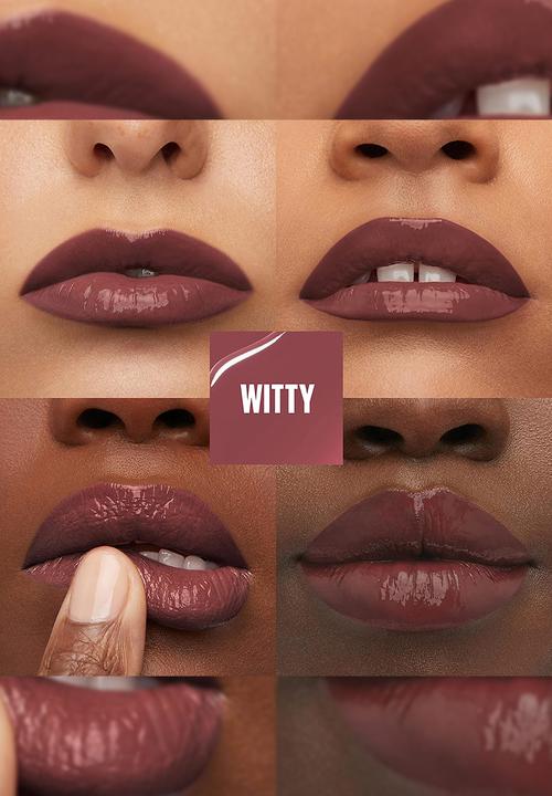 Maybelline - Superstay Vinyl Ink Liquid Lipstick, Smudge-free, Shine Finish - 40 Witty