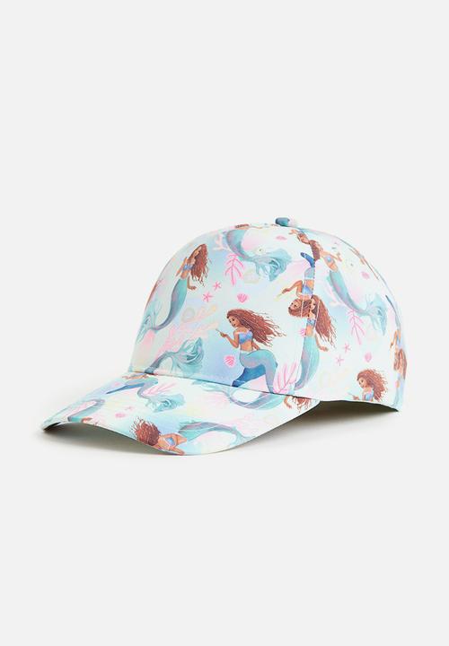 H&M - Printed cap - mint green/the little mermaid