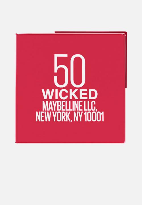 Maybelline - Superstay Vinyl Ink Liquid Lipstick, Smudge-free, Shine Finish - 50 Wicked