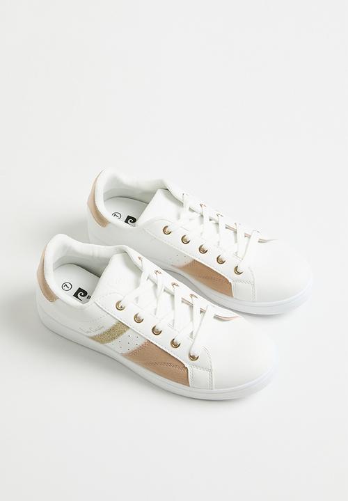 Pierre Cardin - Retro 2 sneaker - white gold