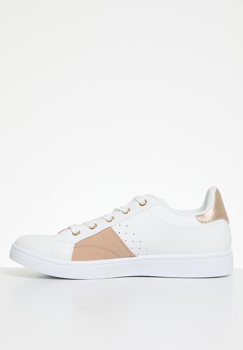 Pierre Cardin - Retro 2 sneaker - white gold