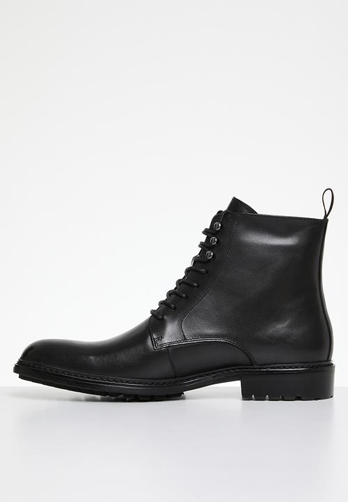 POLO - Cleated combat boot - black 