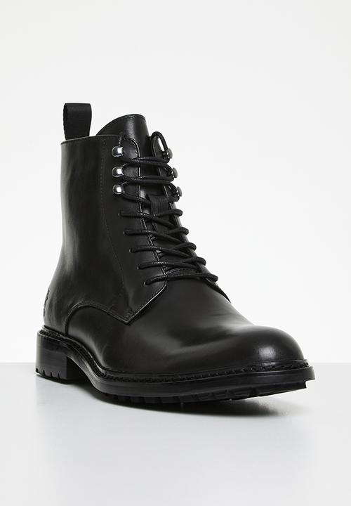 POLO - Cleated combat boot - black 