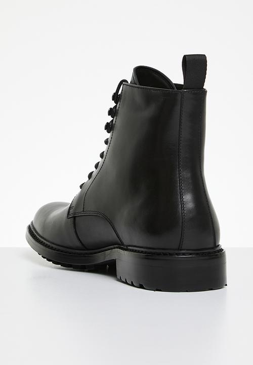 POLO - Cleated combat boot - black 