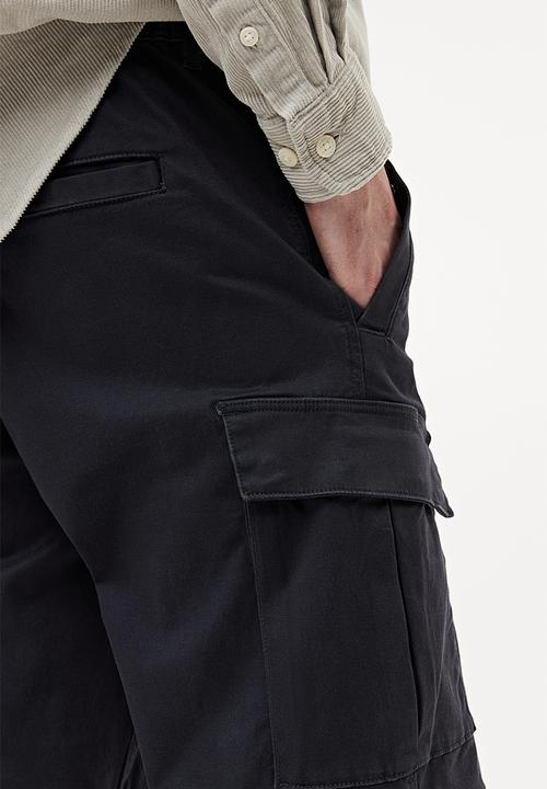 H&M - Regular fit cargo trousers - dark grey