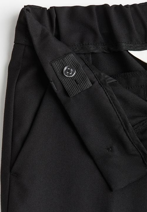H&M - Dressy trousers - black