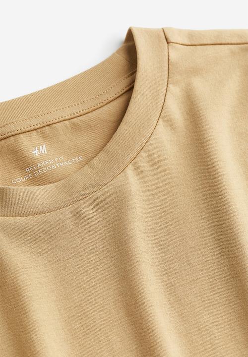 H&M - Loose fit T-shirt - beige