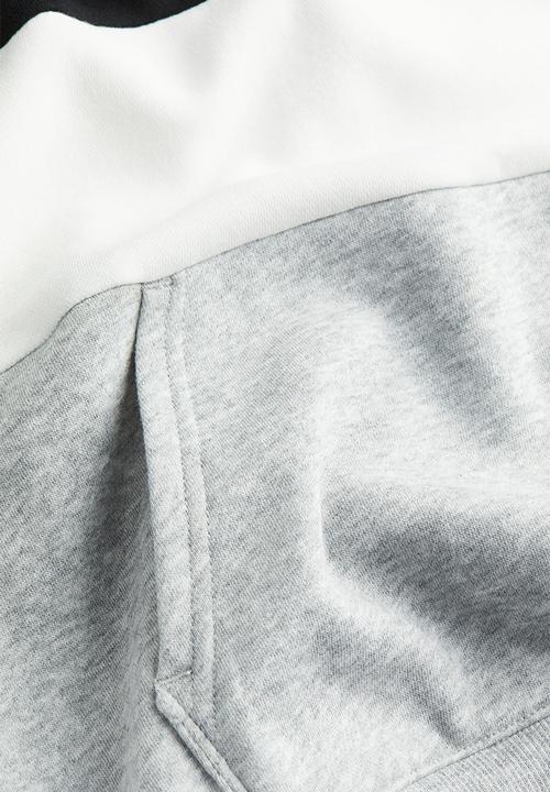 H&M - Printed hoodie - black/block-coloured