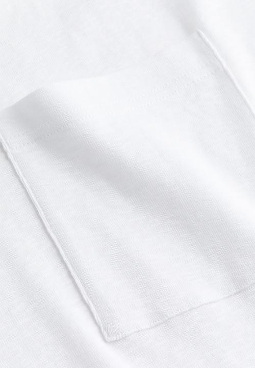 H&M - Loose fit jersey top - white