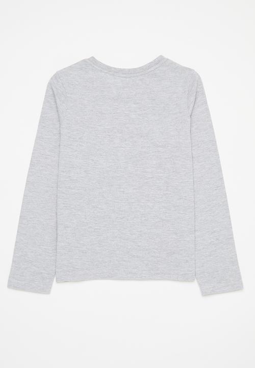 Pop Candy - 2 Pack l/s graphic tee - navy & grey