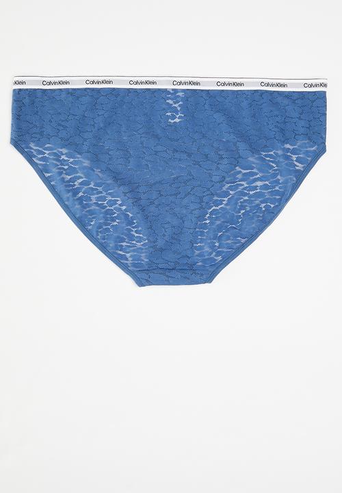 Calvin Klein - Plus Bikini 3pack - true navy/sphinx/dark slate
