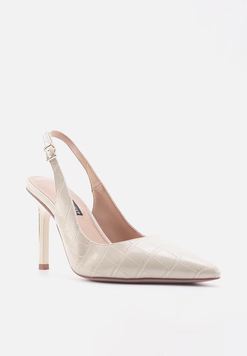 Nine West - Adren sling back heel - beige
