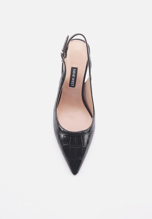 Nine West - Adren sling back heel - black