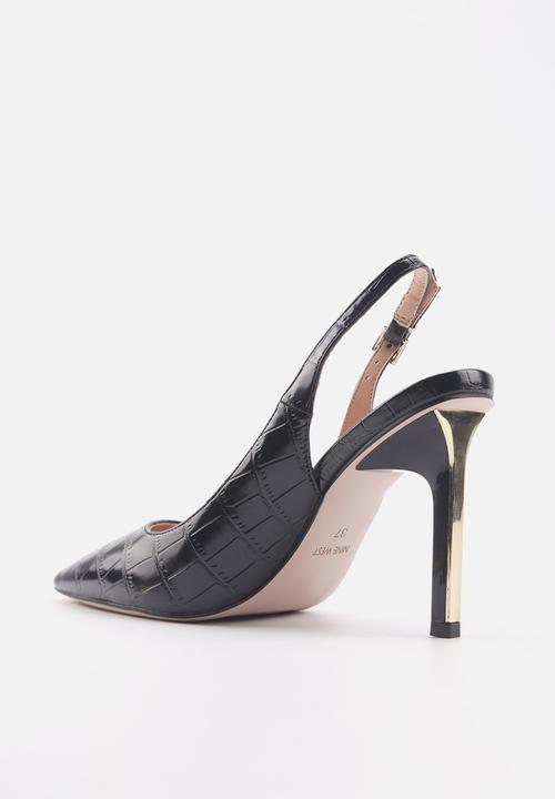 Nine West - Adren sling back heel - black