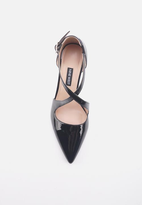 Nine West - Alban ankle strap heel - black