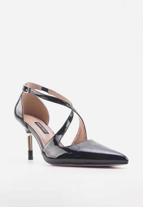 Nine West - Alban ankle strap heel - black