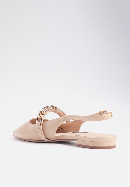 Nine West - David slingback flat - sugar tan