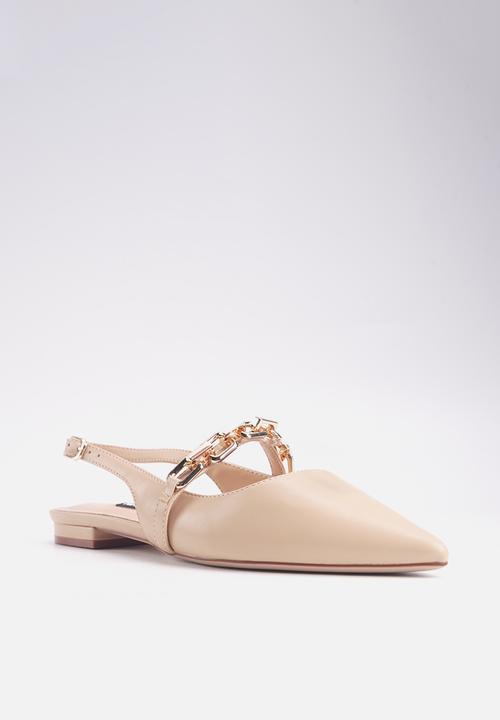 Nine West - David slingback flat - sugar tan