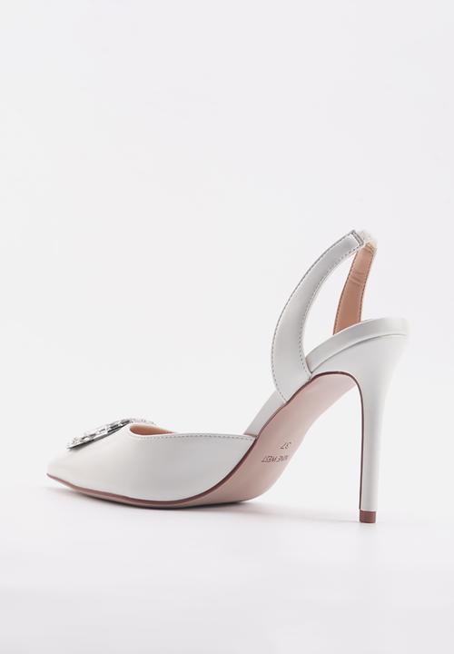 Nine West - Ellie sling back heel - off white