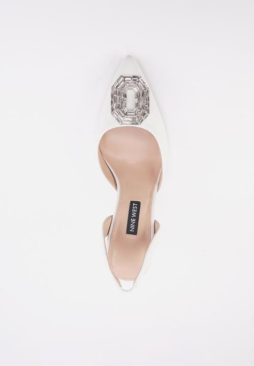 Nine West - Ellie sling back heel - off white