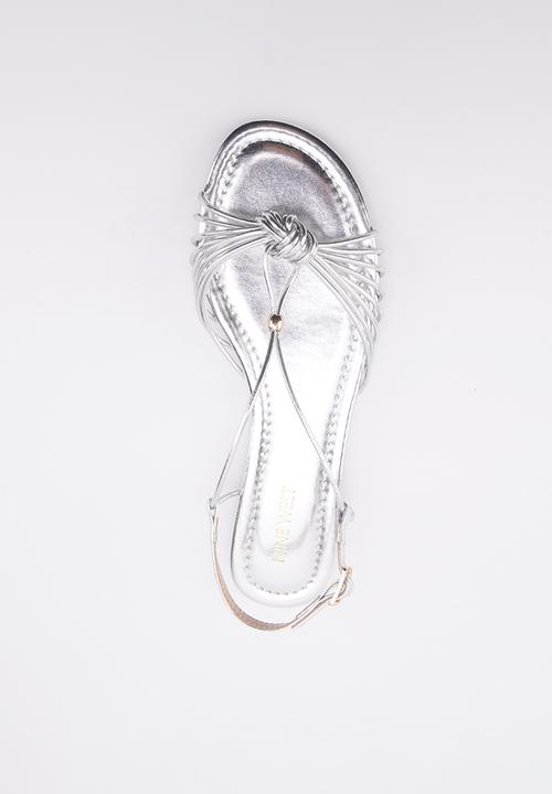 Nine West - Gamb ankle strap sandal - silver