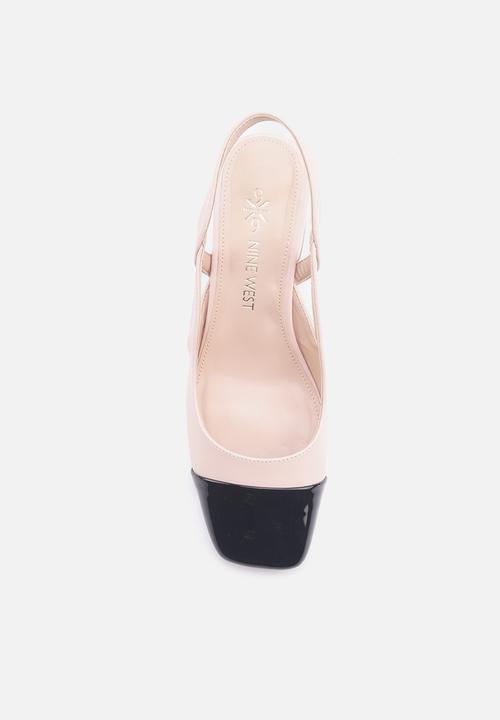 Nine West - Lane block heel sling back - neutral 