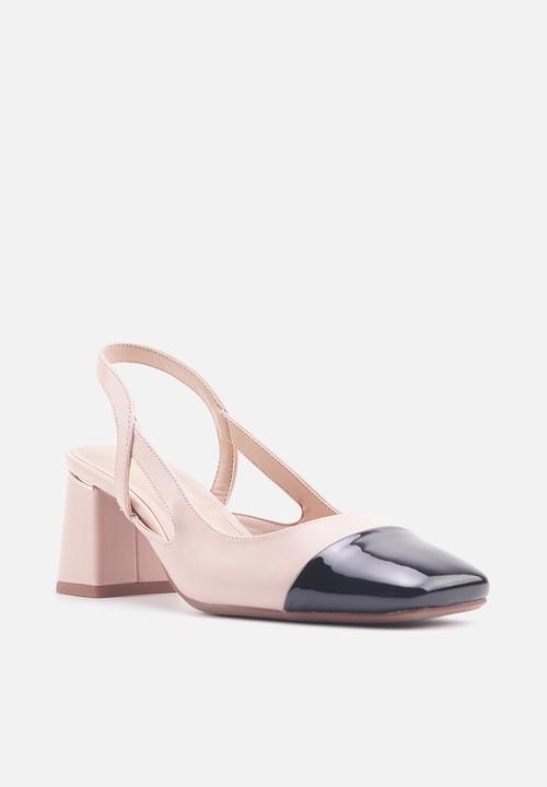 Nine West - Lane block heel sling back - neutral 