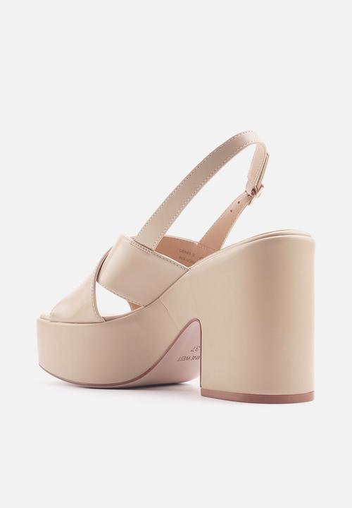 Nine West - Carin platform heel - neutral