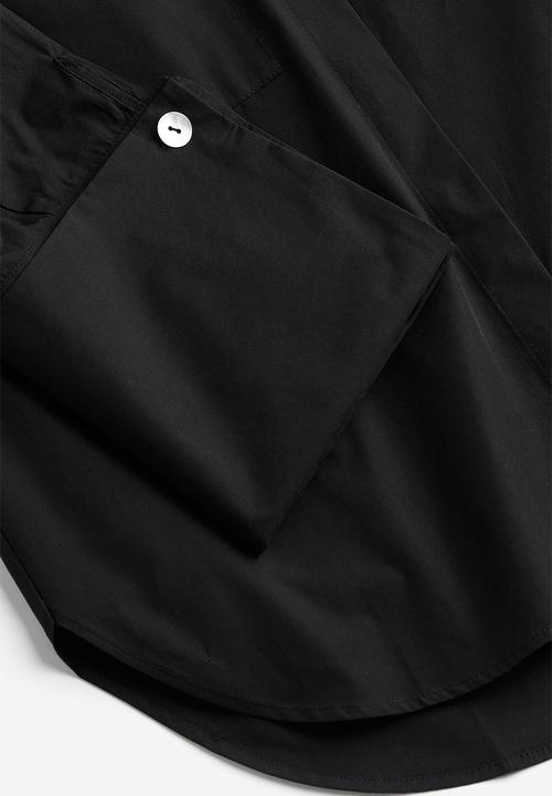 H&M - Oversized cotton shirt - black