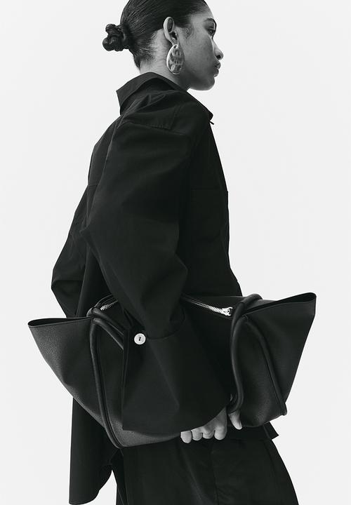 H&M - Oversized cotton shirt - black