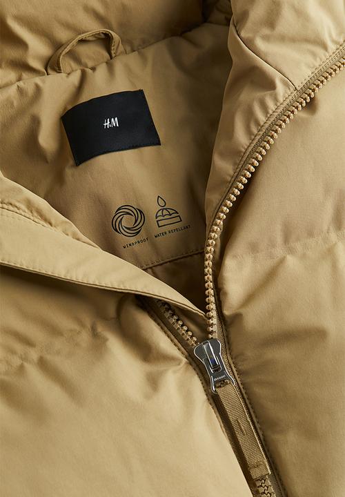 H&M - Water-repellent puffer gilet - beige
