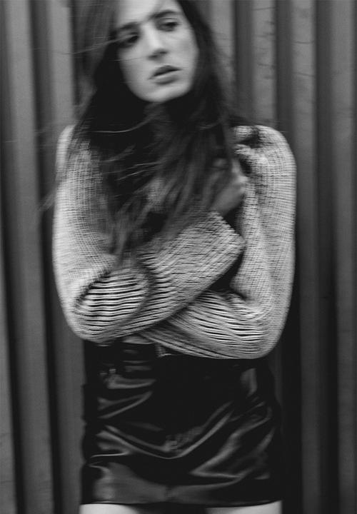 H&M - Wool-blend jumper - white/black marl