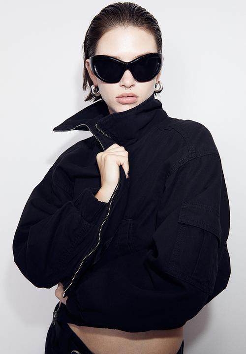 H&M - Padded bomber jacket - black
