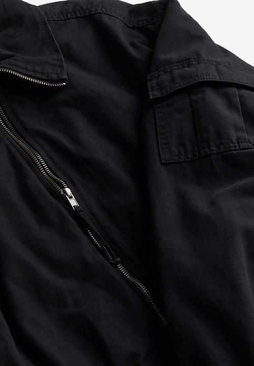 H&M - Padded bomber jacket - black